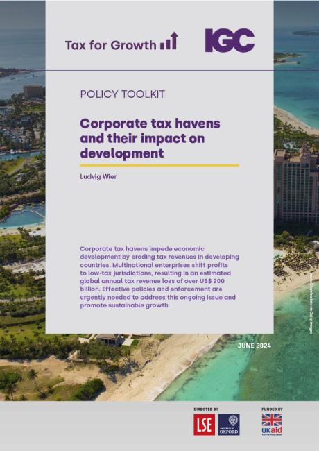 Corporate tax havens policy toolkit cover